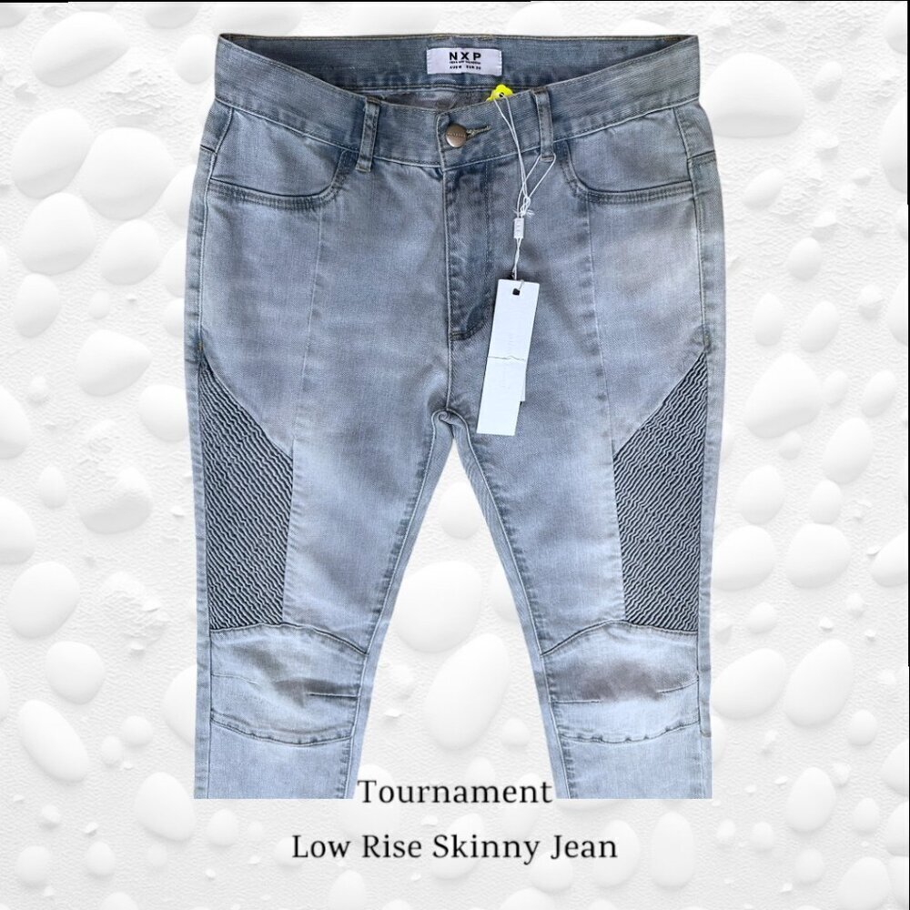 👖 Nena X Pasedena Tournament Low Rise Skinny Jeans - NWT 👖 - Picture 3 of 7
